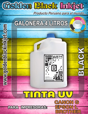 Tinta UV, Galonera 4 Litros